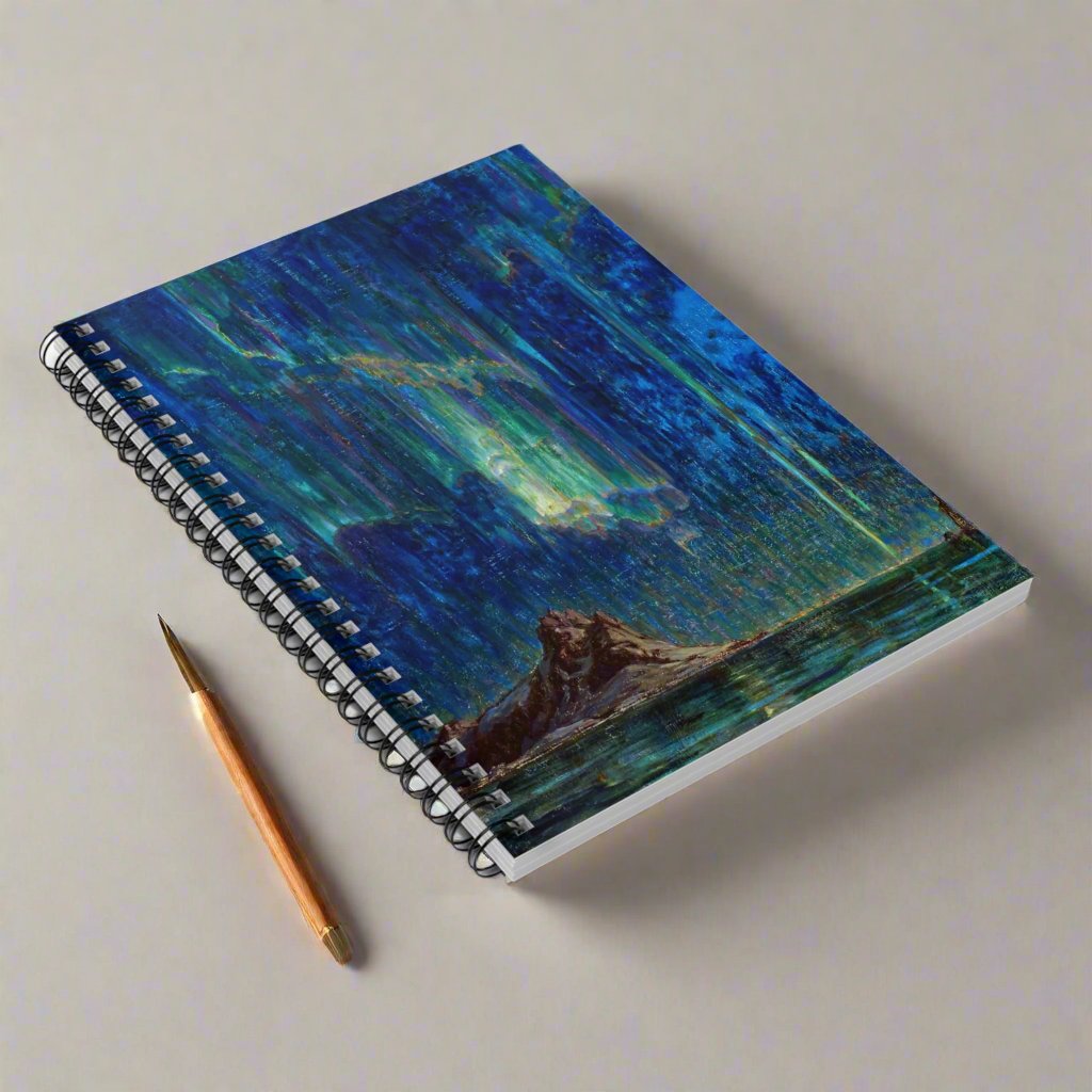 Spiral Notebook - Arora borealis