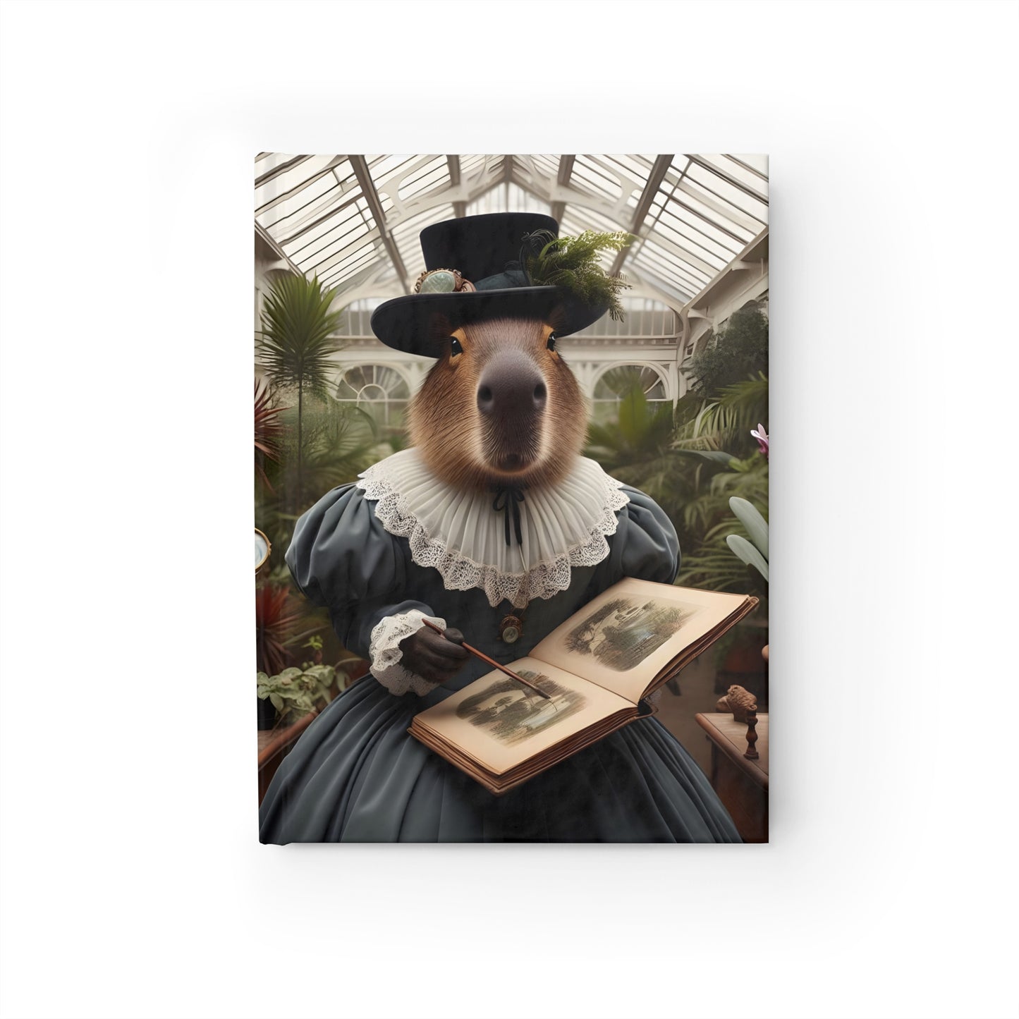 Journal - capybara Victorian plant artist