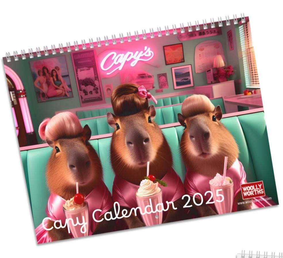 Capy calendar 2025