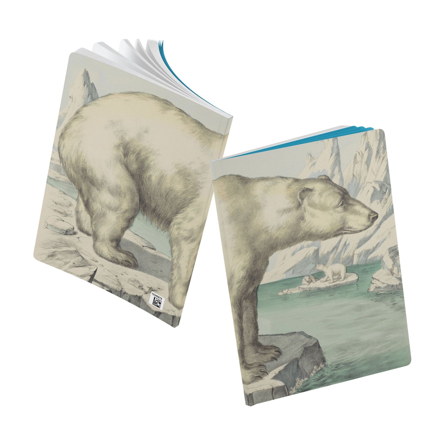 Softcover Journal - vintage polar bear