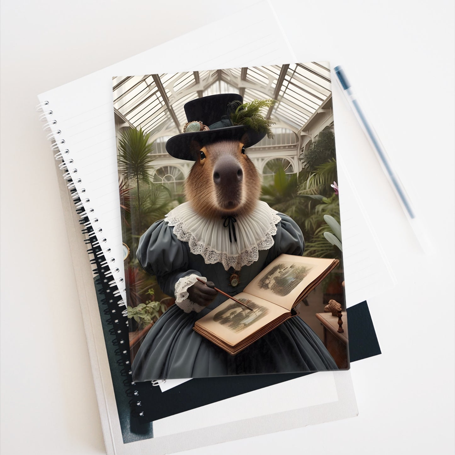 Journal - capybara Victorian plant artist